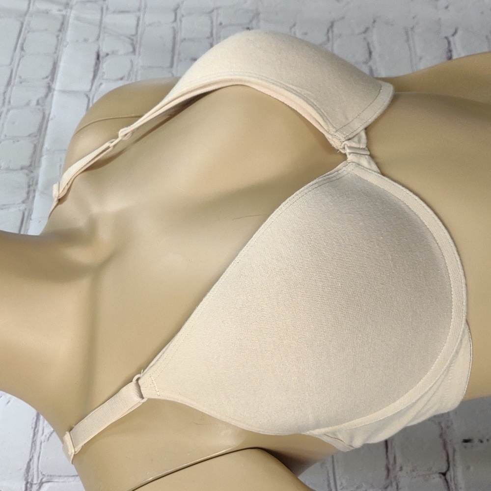Fruit of the Loom size 36C tan front closure push-up bra - Picture 3 of 12